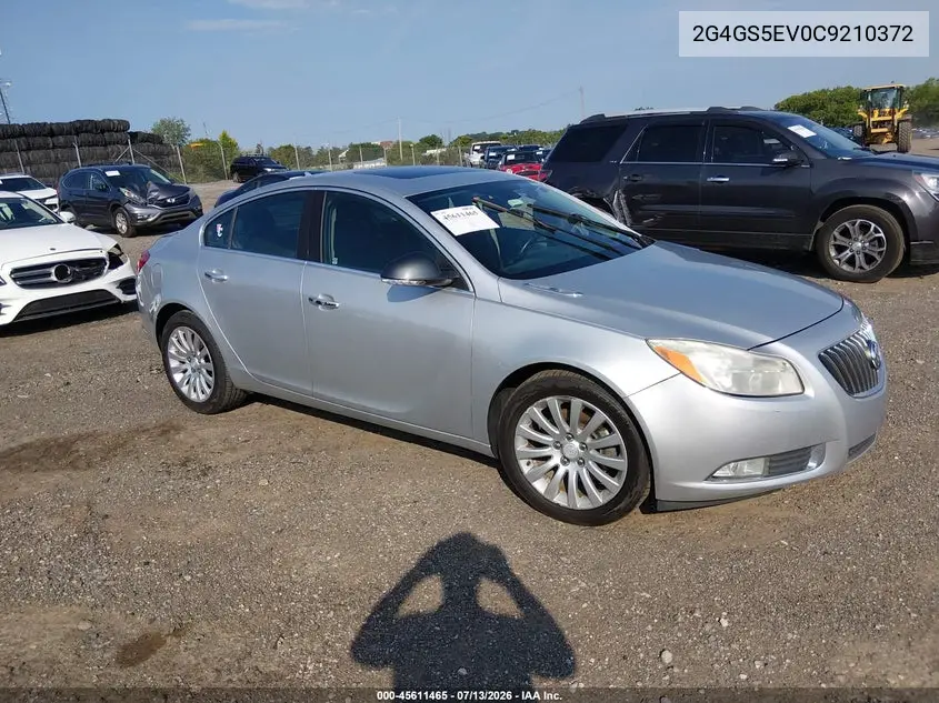 2012 Buick Regal Turbo - Premium 1 VIN: 2G4GS5EV0C9210372 Lot: 45611465