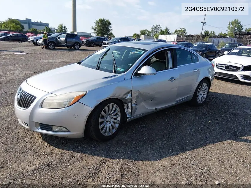 2012 Buick Regal Turbo - Premium 1 VIN: 2G4GS5EV0C9210372 Lot: 45611465
