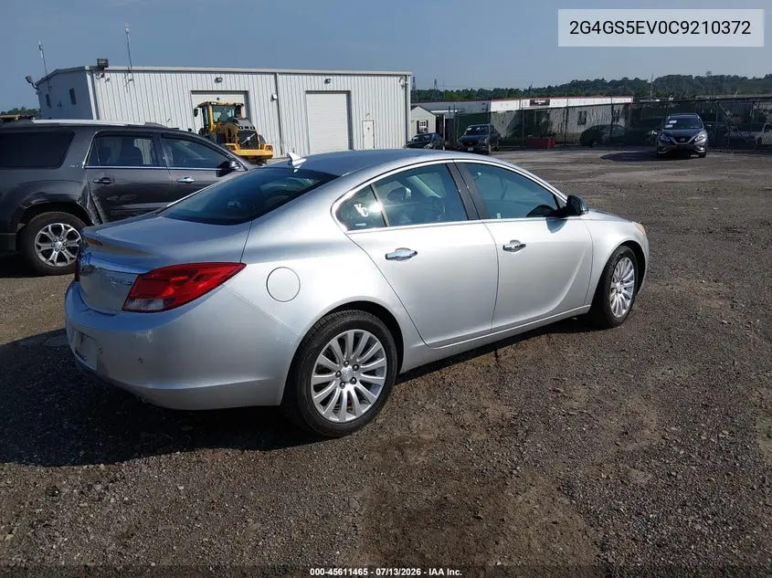 2012 Buick Regal Turbo - Premium 1 VIN: 2G4GS5EV0C9210372 Lot: 45611465