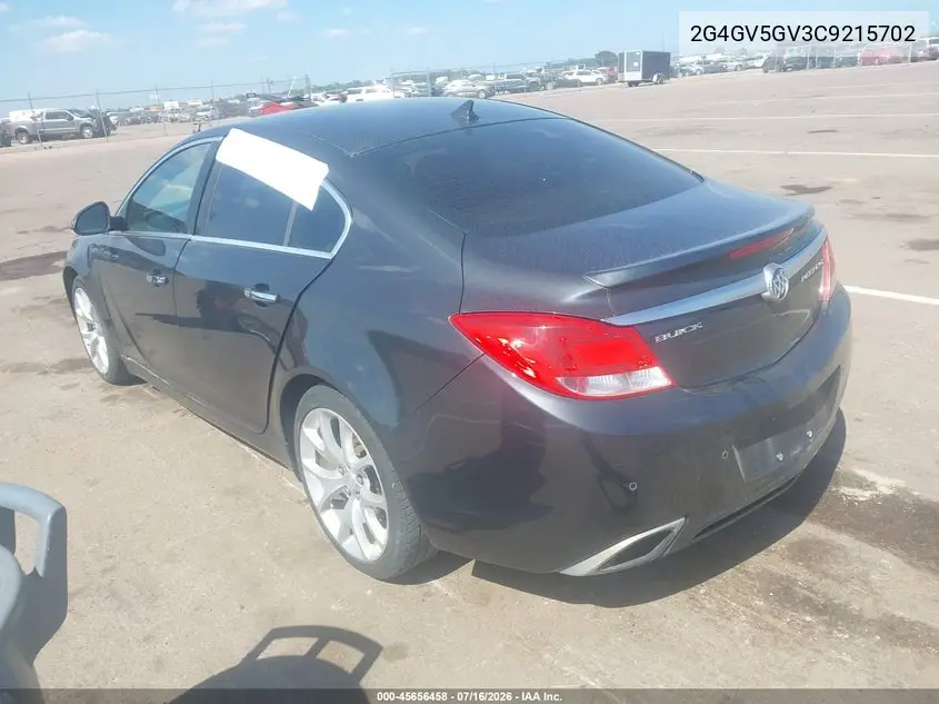 2012 Buick Regal Gs VIN: 2G4GV5GV3C9215702 Lot: 45656458