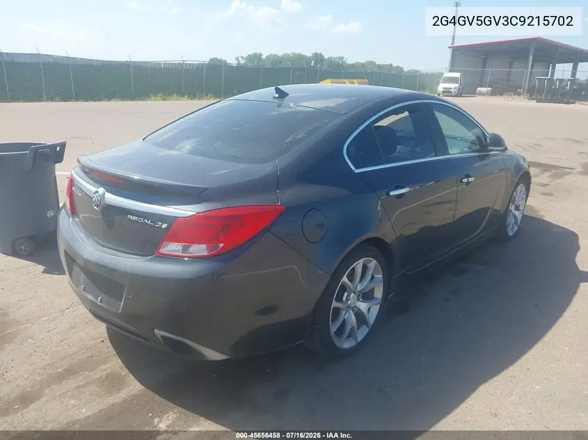 2012 Buick Regal Gs VIN: 2G4GV5GV3C9215702 Lot: 45656458