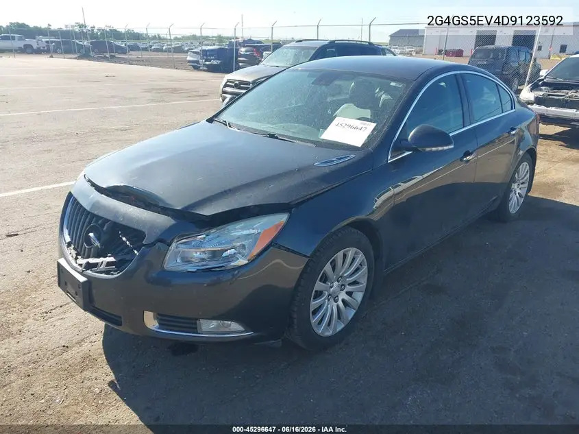 2013 Buick Regal Turbo - Premium 1 VIN: 2G4GS5EV4D9123592 Lot: 45296647