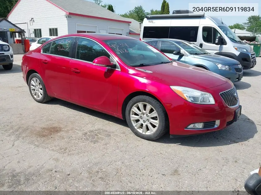 2013 Buick Regal VIN: 2G4GR5ER6D9119834 Lot: 45349123