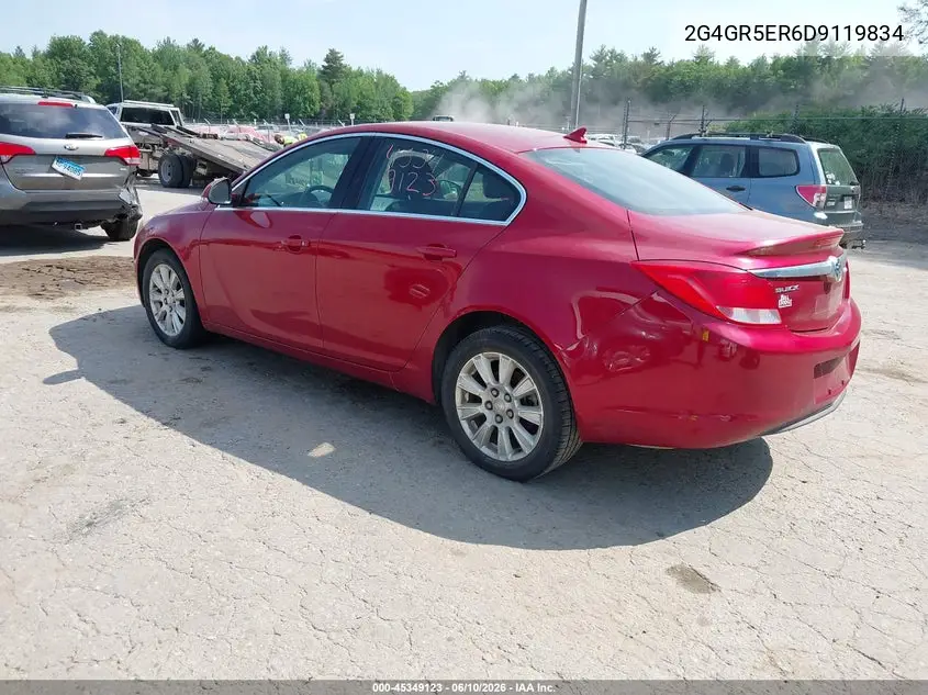 2013 Buick Regal VIN: 2G4GR5ER6D9119834 Lot: 45349123