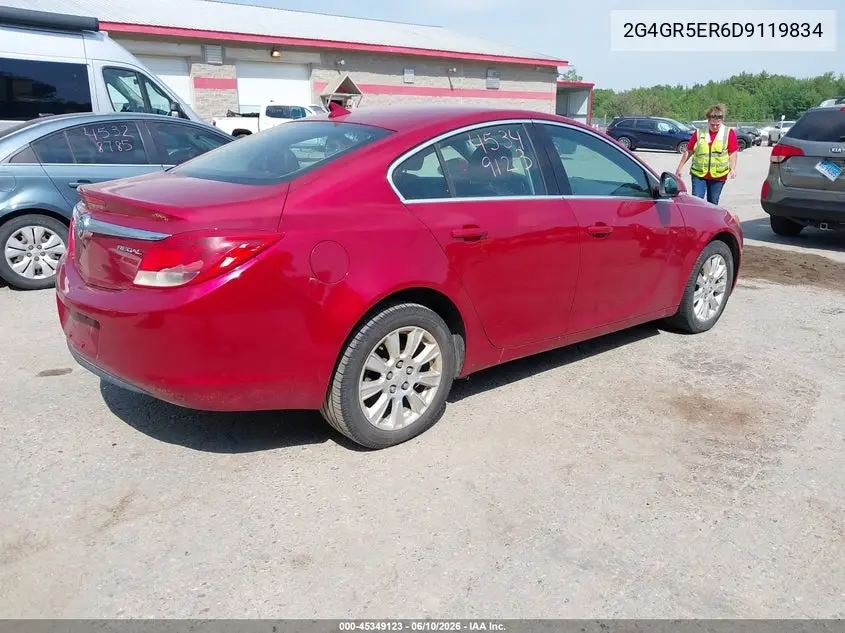 2013 Buick Regal VIN: 2G4GR5ER6D9119834 Lot: 45349123