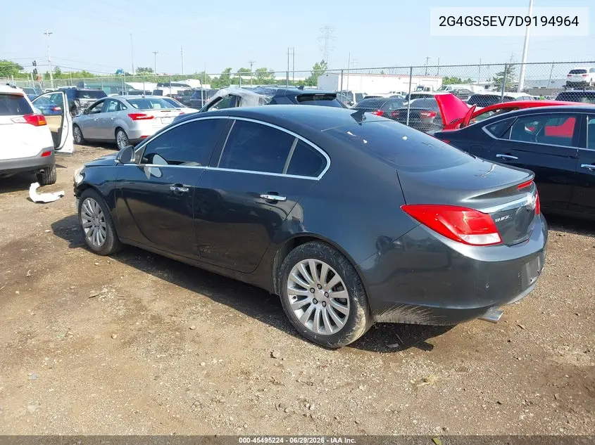 2013 Buick Regal Turbo - Premium 1 VIN: 2G4GS5EV7D9194964 Lot: 45495224