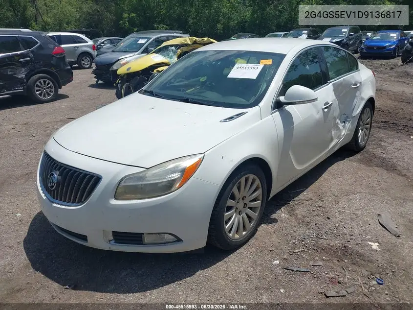 2013 Buick Regal Turbo - Premium 1 VIN: 2G4GS5EV1D9136817 Lot: 45515593