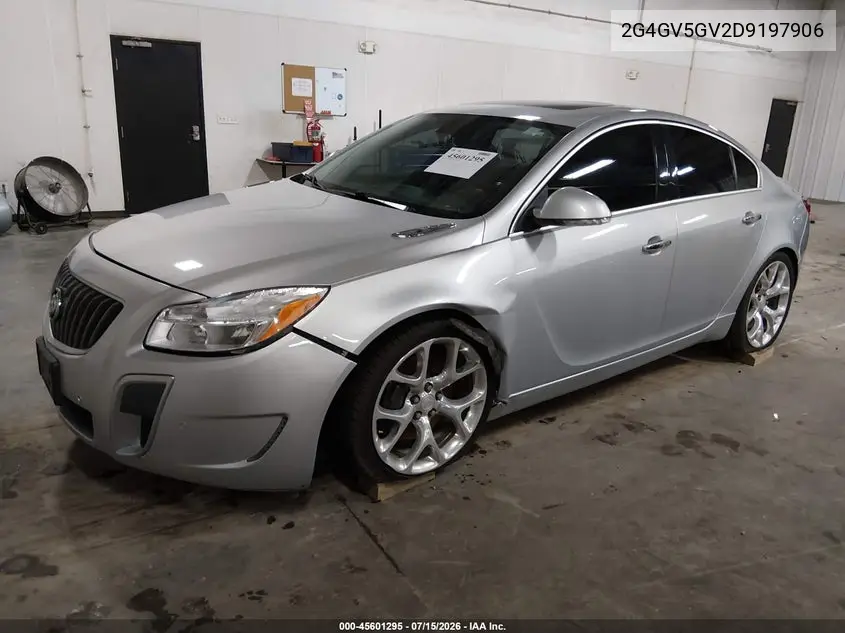 2013 Buick Regal Gs VIN: 2G4GV5GV2D9197906 Lot: 45601295