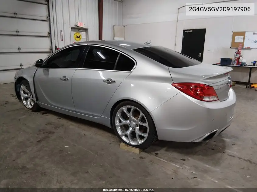 2013 Buick Regal Gs VIN: 2G4GV5GV2D9197906 Lot: 45601295