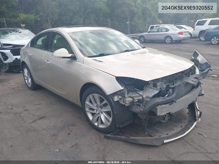 2014 Buick Regal Turbo VIN: 2G4GK5EX9E9320552 Lot: 45375800