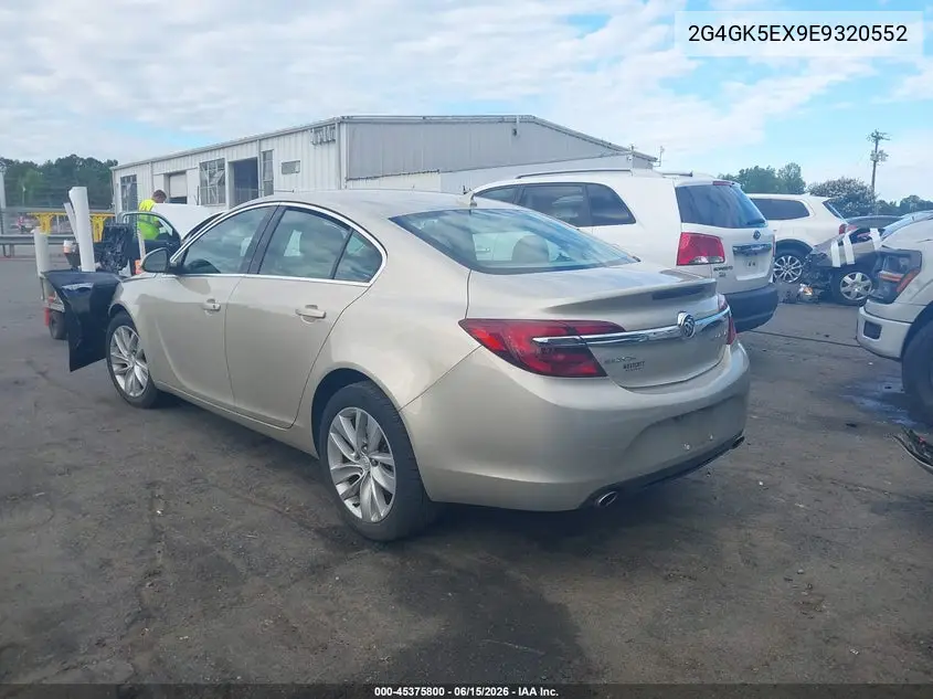 2014 Buick Regal Turbo VIN: 2G4GK5EX9E9320552 Lot: 45375800
