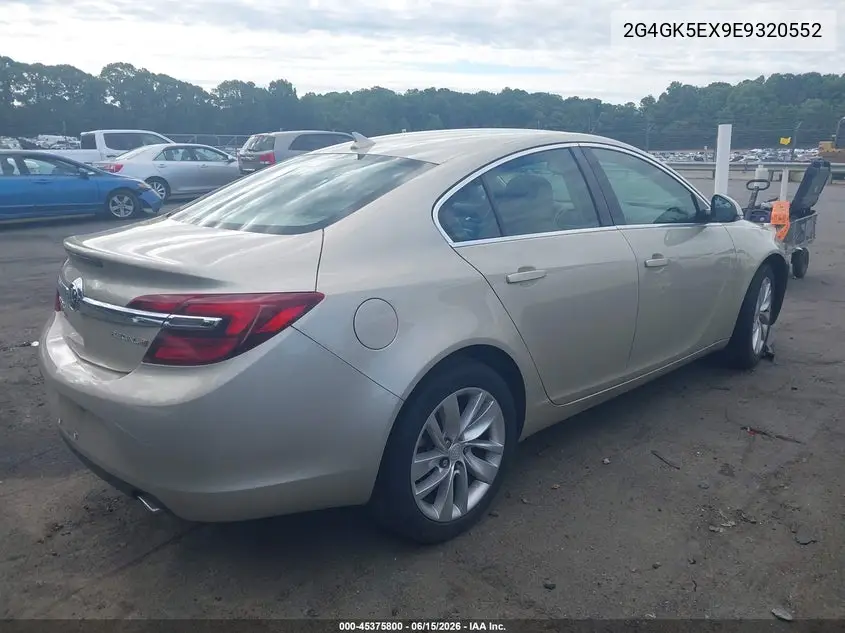 2014 Buick Regal Turbo VIN: 2G4GK5EX9E9320552 Lot: 45375800