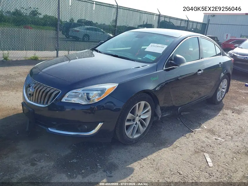 2014 Buick Regal Turbo VIN: 2G4GK5EX2E9256046 Lot: 45520599