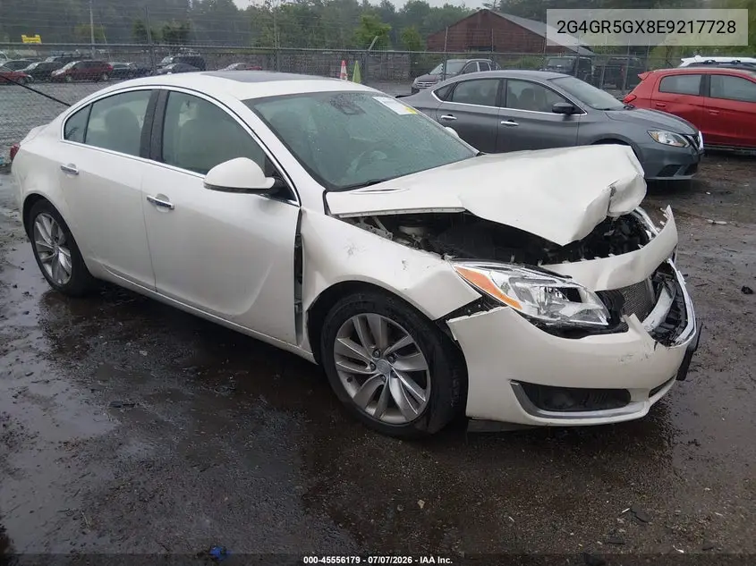 2014 Buick Regal Turbo Premium Ii VIN: 2G4GR5GX8E9217728 Lot: 45556179