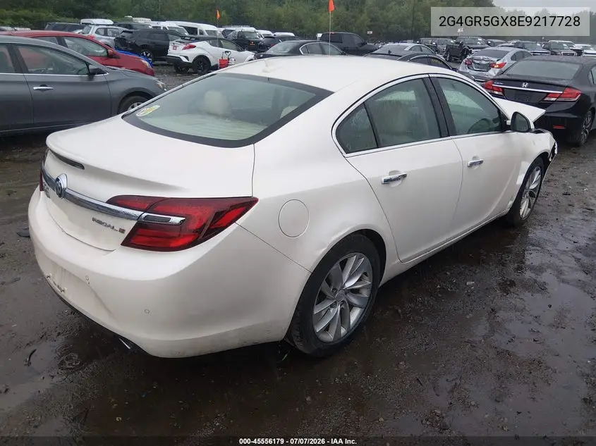 2014 Buick Regal Turbo Premium Ii VIN: 2G4GR5GX8E9217728 Lot: 45556179
