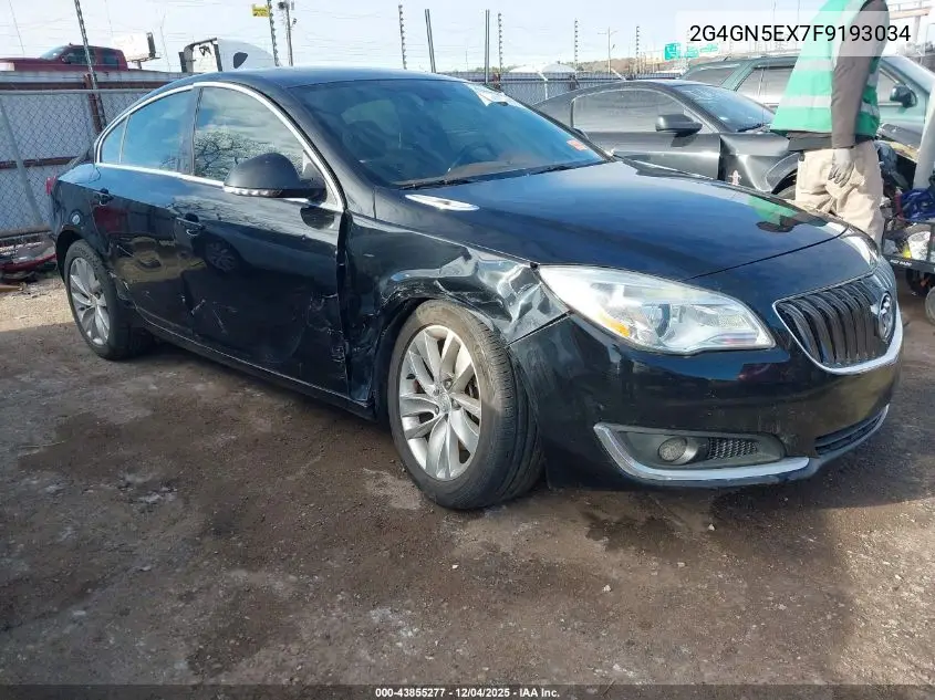 2G4GN5EX7F9193034 2015 Buick Regal Turbo/E-Assist Premium I