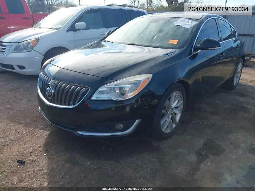2G4GN5EX7F9193034 2015 Buick Regal Turbo/E-Assist Premium I