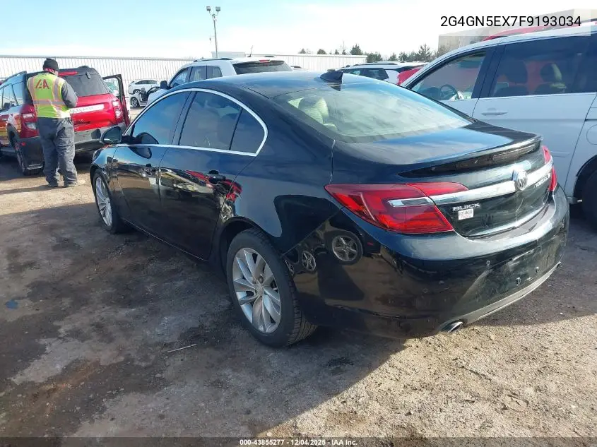 2G4GN5EX7F9193034 2015 Buick Regal Turbo/E-Assist Premium I