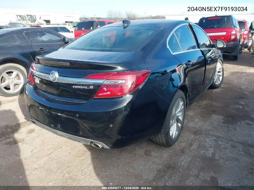 2G4GN5EX7F9193034 2015 Buick Regal Turbo/E-Assist Premium I