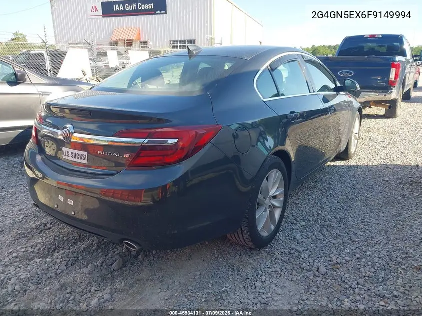 2015 Buick Regal Turbo/E-Assist Premium I VIN: 2G4GN5EX6F9149994 Lot: 45534131