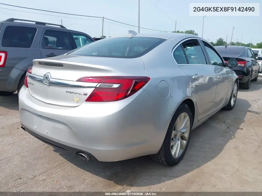 2015 Buick Regal Turbo VIN: 2G4GK5EX8F9142490 Lot: 45623896