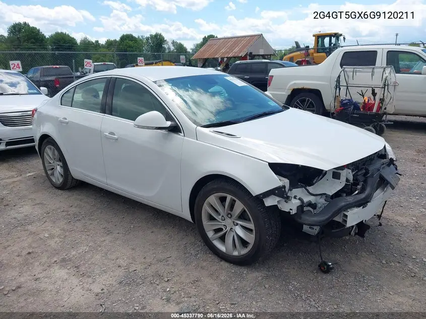 2016 Buick Regal Turbo Premium Ii VIN: 2G4GT5GX6G9120211 Lot: 45337790