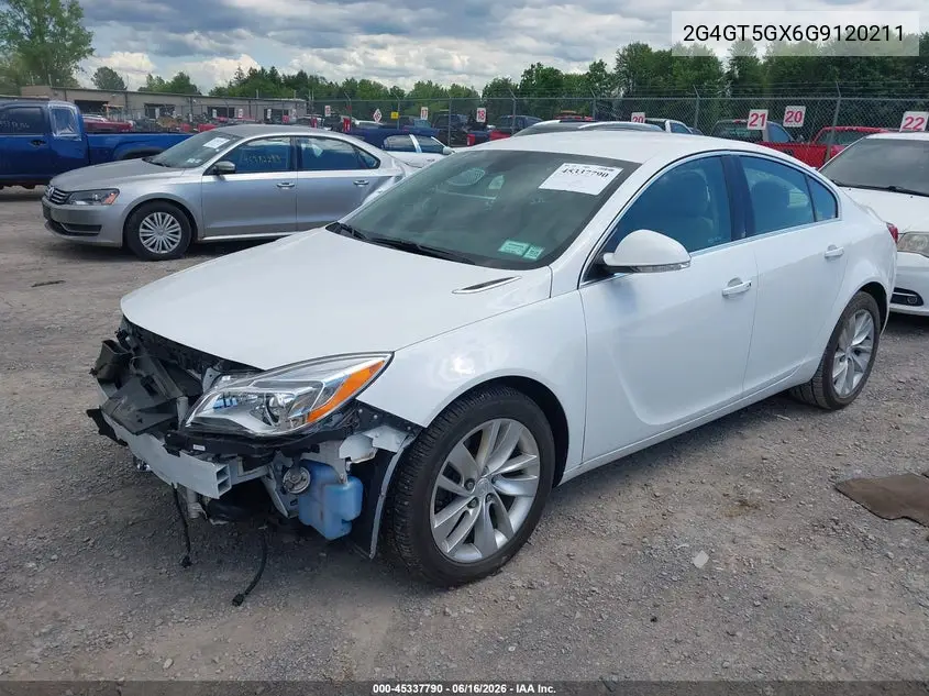 2016 Buick Regal Turbo Premium Ii VIN: 2G4GT5GX6G9120211 Lot: 45337790