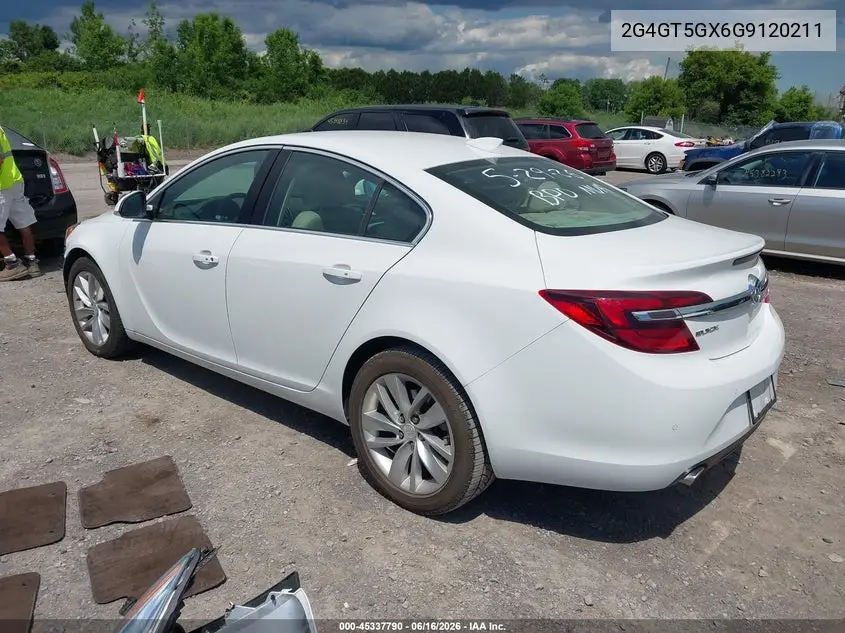 2016 Buick Regal Turbo Premium Ii VIN: 2G4GT5GX6G9120211 Lot: 45337790