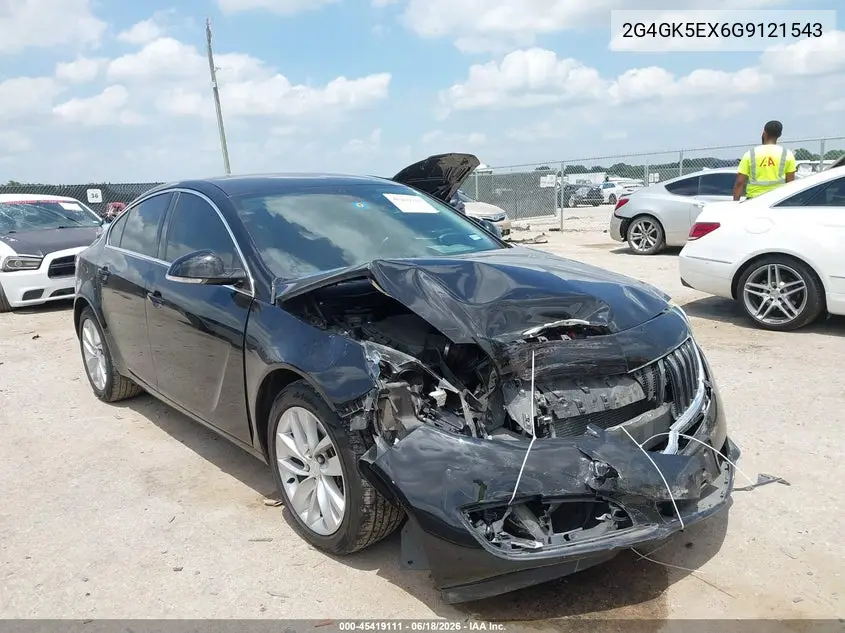 2016 Buick Regal Turbo VIN: 2G4GK5EX6G9121543 Lot: 45419111