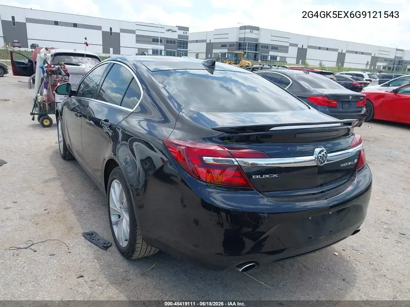 2016 Buick Regal Turbo VIN: 2G4GK5EX6G9121543 Lot: 45419111