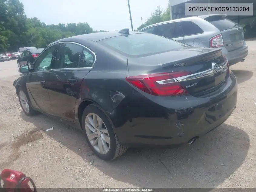 2016 Buick Regal Turbo VIN: 2G4GK5EX0G9133204 Lot: 45423261