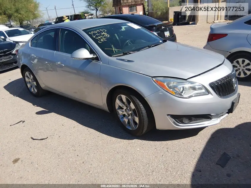 2016 Buick Regal Turbo VIN: 2G4GK5EX2G9177253 Lot: 45438283