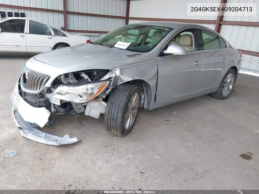 2016 Buick Regal Turbo VIN: 2G4GK5EX4G9204713 Lot: 45463650