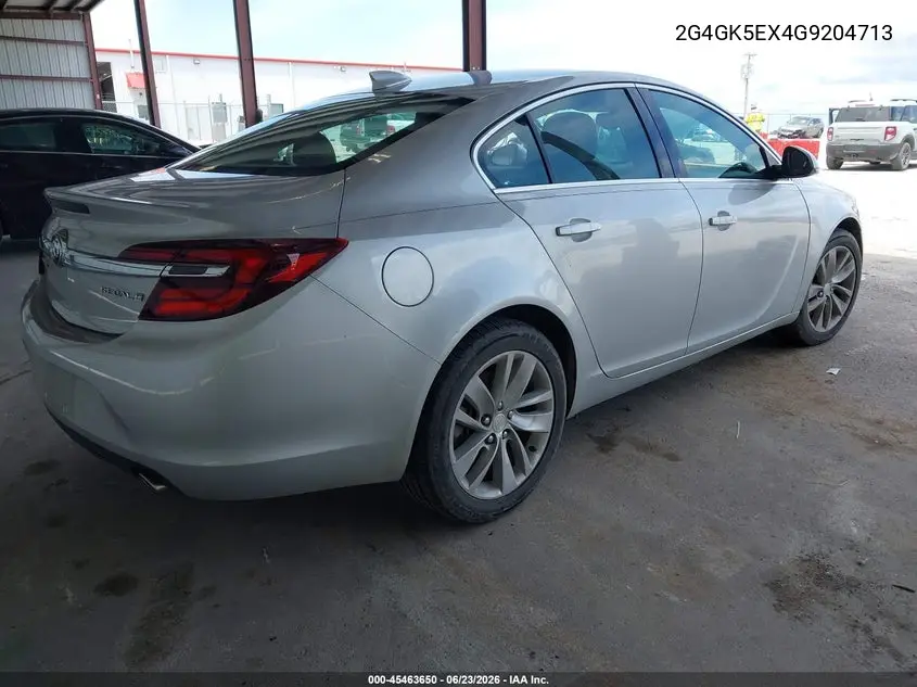 2016 Buick Regal Turbo VIN: 2G4GK5EX4G9204713 Lot: 45463650