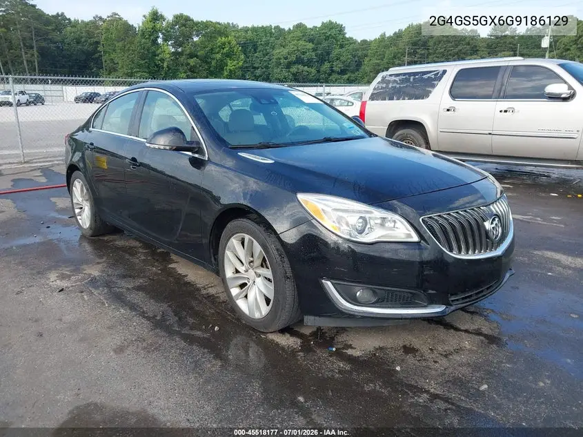 2016 Buick Regal Turbo Premium Ii VIN: 2G4GS5GX6G9186129 Lot: 45518177