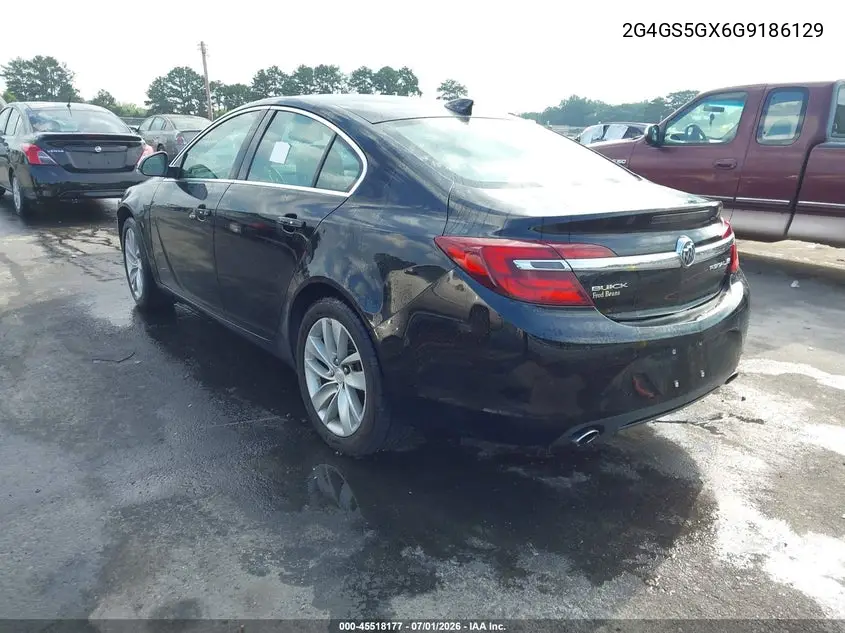 2016 Buick Regal Turbo Premium Ii VIN: 2G4GS5GX6G9186129 Lot: 45518177