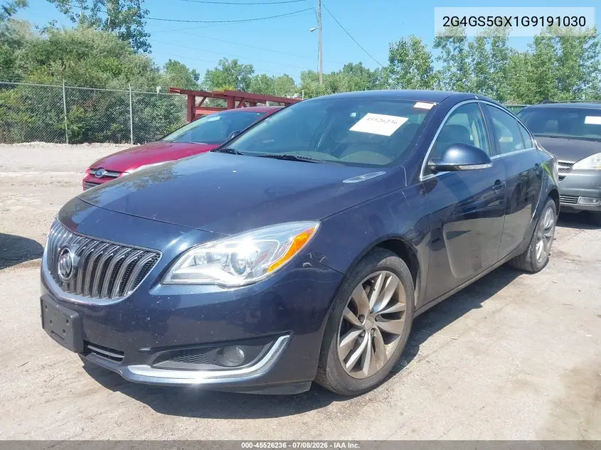 2016 Buick Regal Turbo Premium Ii VIN: 2G4GS5GX1G9191030 Lot: 45526236