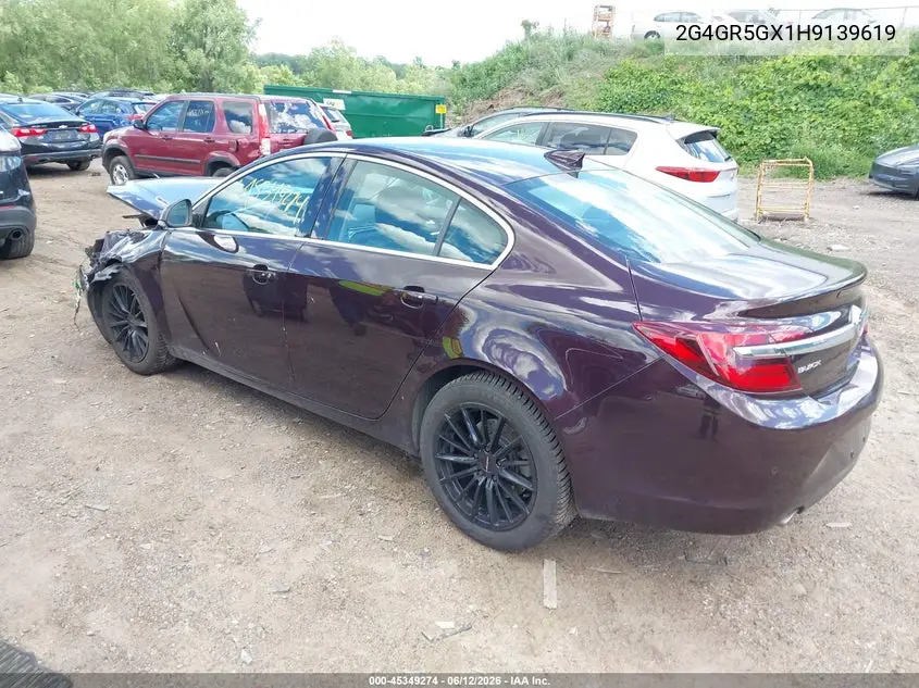 2017 Buick Regal Turbo Premium Ii VIN: 2G4GR5GX1H9139619 Lot: 45349274