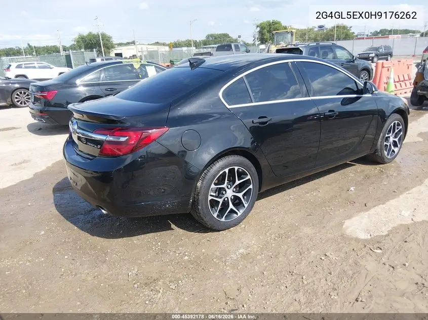 2017 Buick Regal Turbo Sport Touring VIN: 2G4GL5EX0H9176262 Lot: 45392178