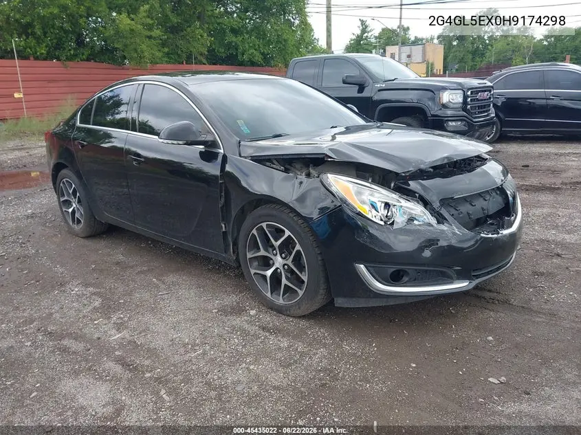 2017 Buick Regal Turbo Sport Touring VIN: 2G4GL5EX0H9174298 Lot: 45435022