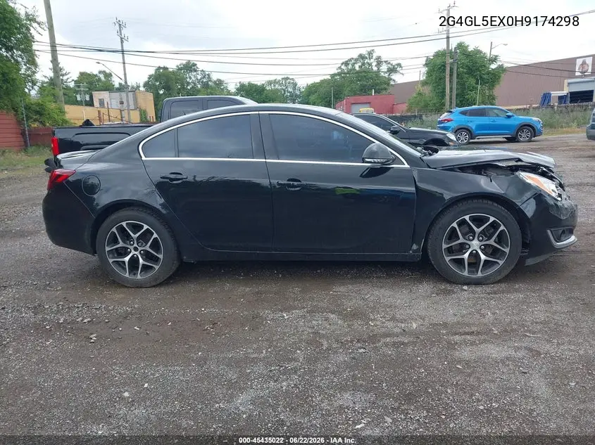 2017 Buick Regal Turbo Sport Touring VIN: 2G4GL5EX0H9174298 Lot: 45435022
