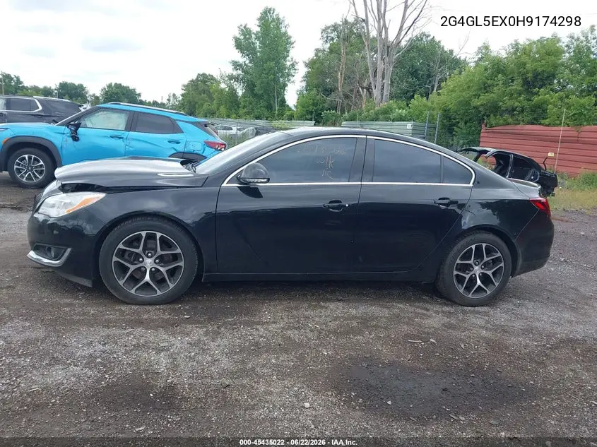 2017 Buick Regal Turbo Sport Touring VIN: 2G4GL5EX0H9174298 Lot: 45435022