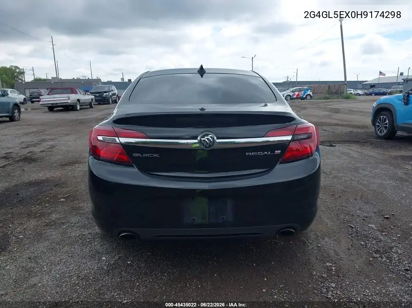 2017 Buick Regal Turbo Sport Touring VIN: 2G4GL5EX0H9174298 Lot: 45435022