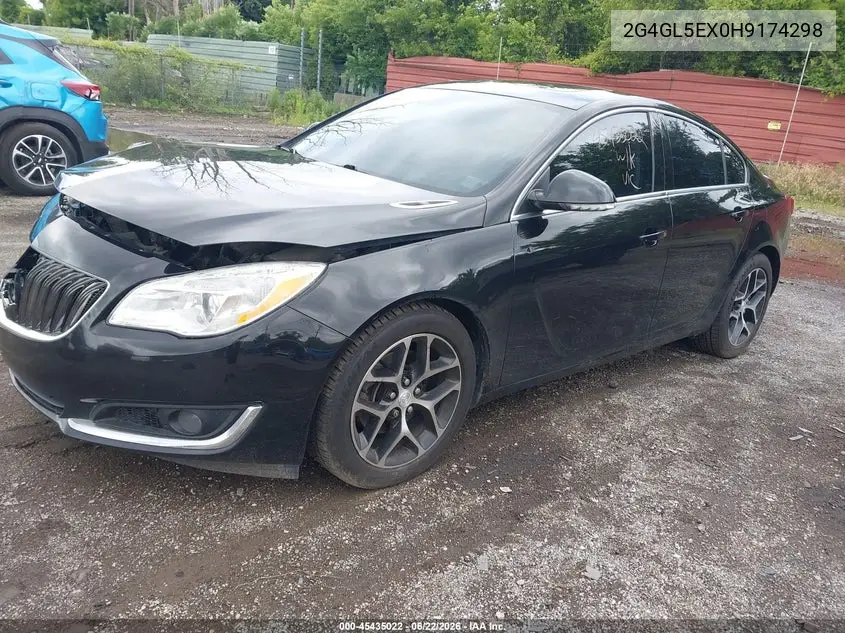 2017 Buick Regal Turbo Sport Touring VIN: 2G4GL5EX0H9174298 Lot: 45435022
