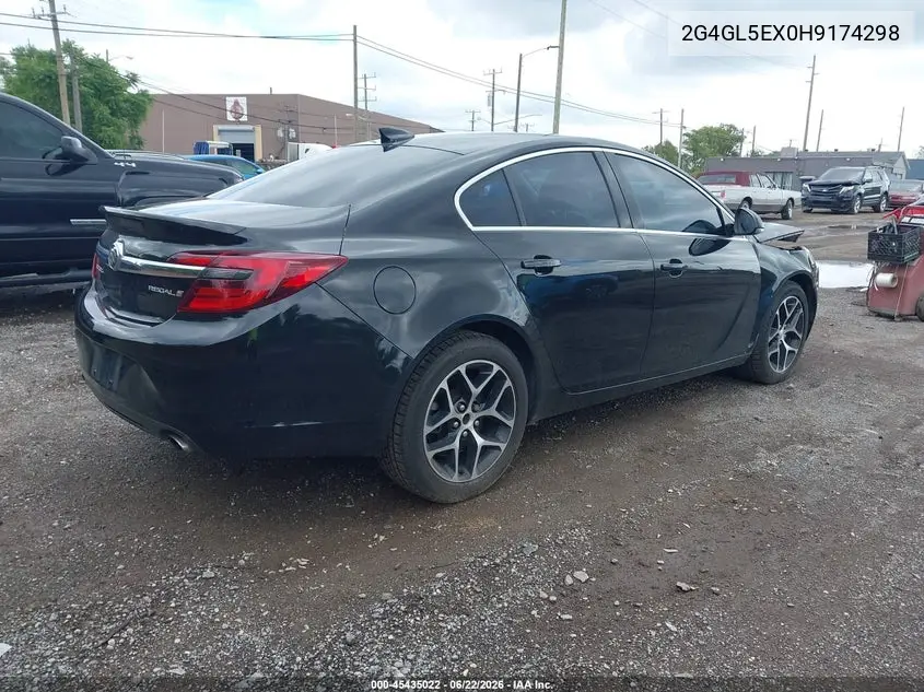 2017 Buick Regal Turbo Sport Touring VIN: 2G4GL5EX0H9174298 Lot: 45435022
