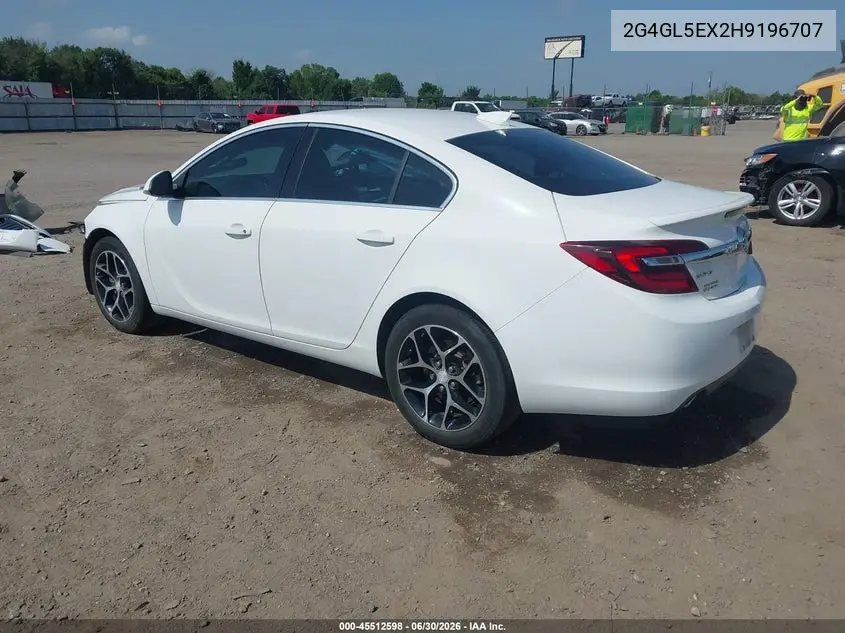 2017 Buick Regal Turbo Sport Touring VIN: 2G4GL5EX2H9196707 Lot: 45512598