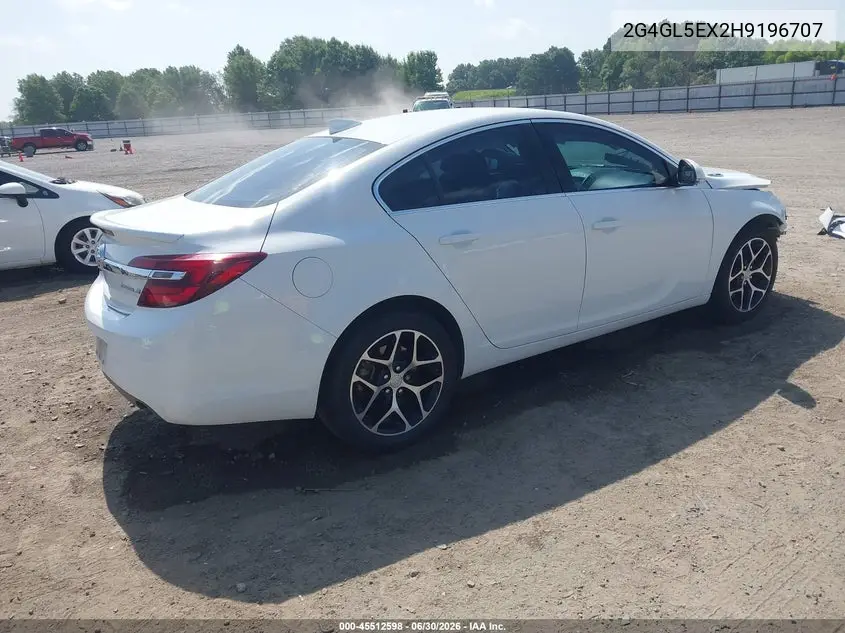 2017 Buick Regal Turbo Sport Touring VIN: 2G4GL5EX2H9196707 Lot: 45512598