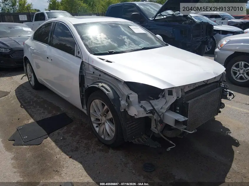 2017 Buick Regal Turbo VIN: 2G4GM5EX2H9137010 Lot: 45586687