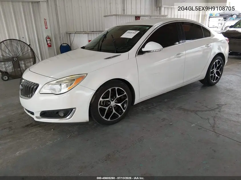2017 Buick Regal Turbo Sport Touring VIN: 2G4GL5EX9H9108705 Lot: 45605260