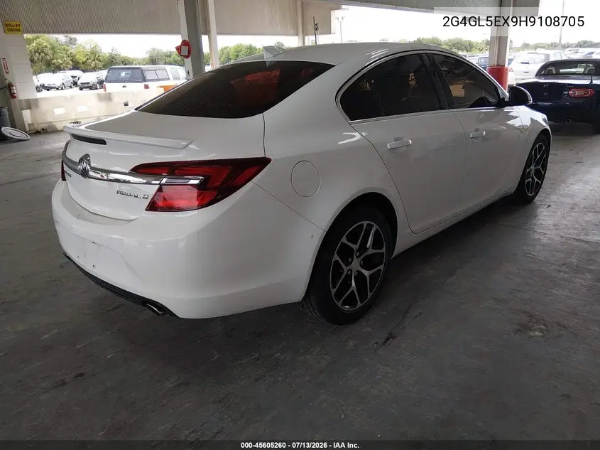 2017 Buick Regal Turbo Sport Touring VIN: 2G4GL5EX9H9108705 Lot: 45605260